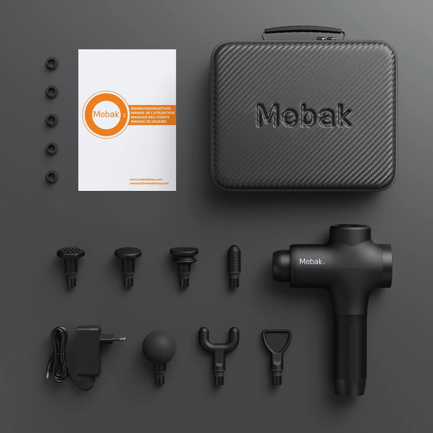 Mebak 3 Massage Gun, Massage Gun Deep Tissue for Athletes