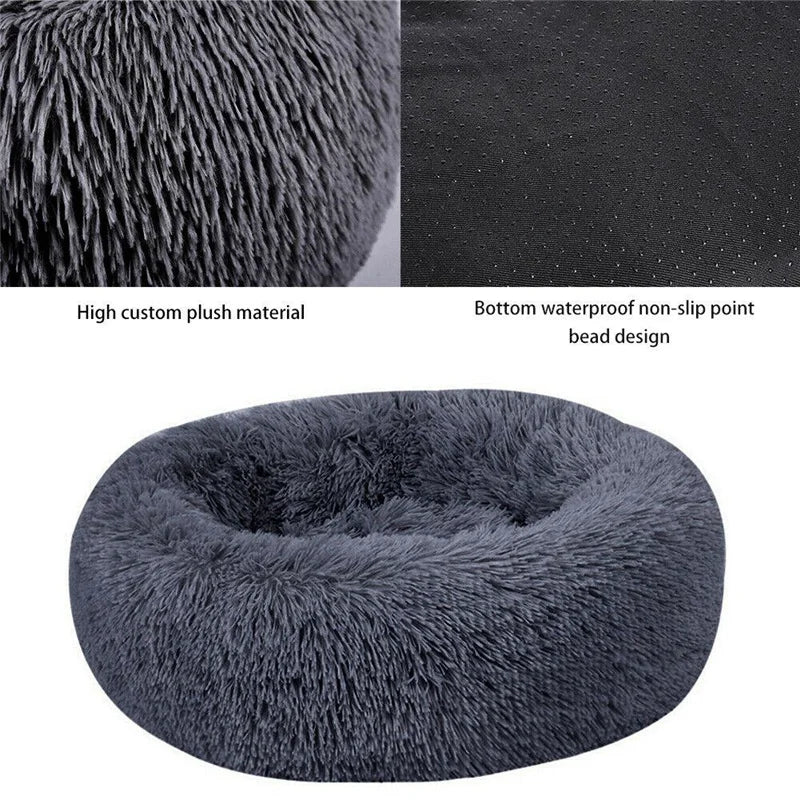 Donut  Dog Accessories for Dogs Cat's House Plush Pet Bed