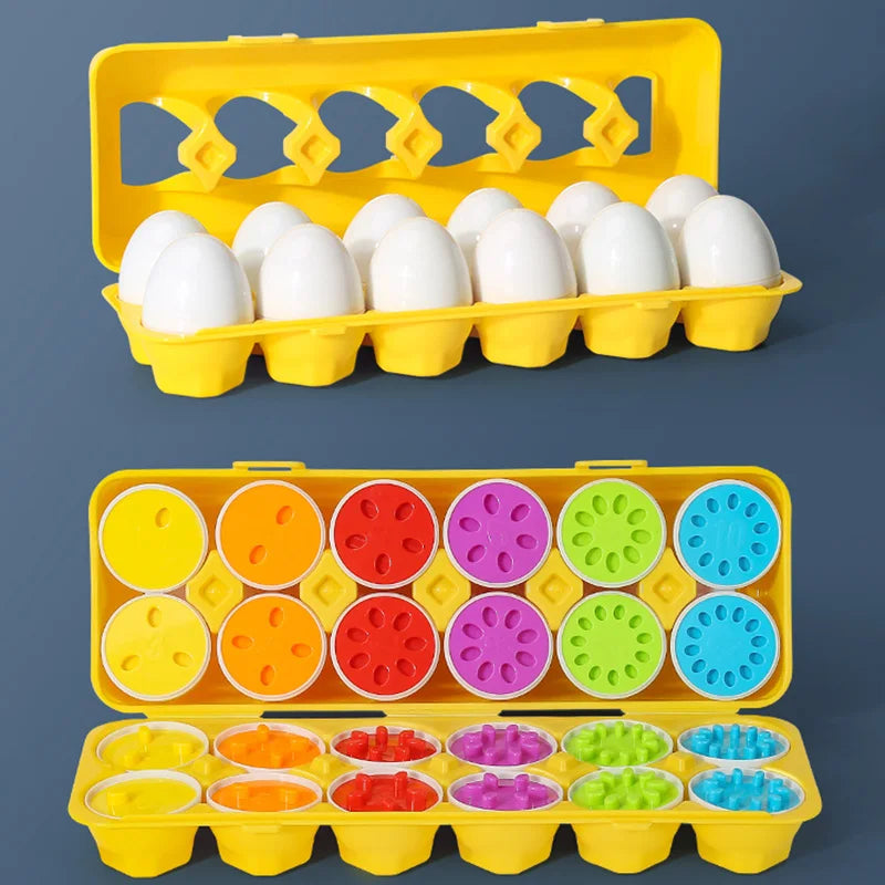 Baby Learning Educational Toy Smart Egg Shape Matching Sorters