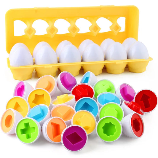 Baby Learning Educational Toy Smart Egg Shape Matching Sorters