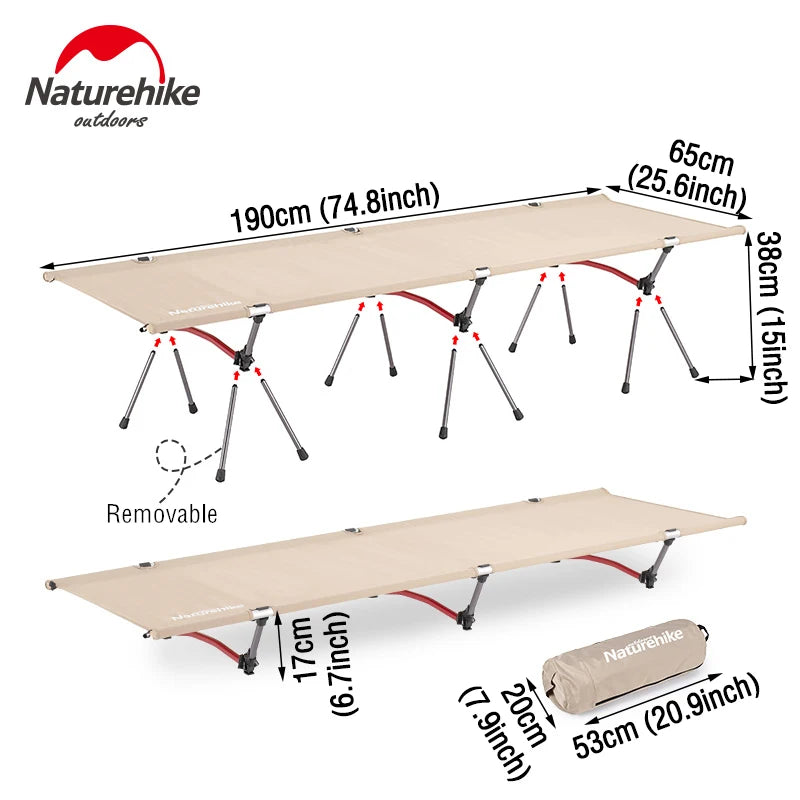 Naturehike Camping Cot - TotalWellnessMarketplace