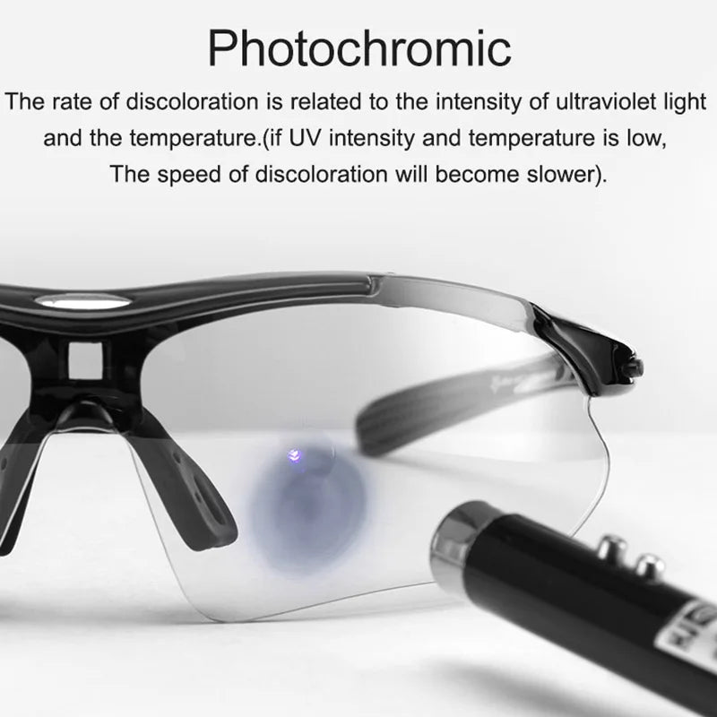 ROCKBROS Photochromic Bicycle Glasses