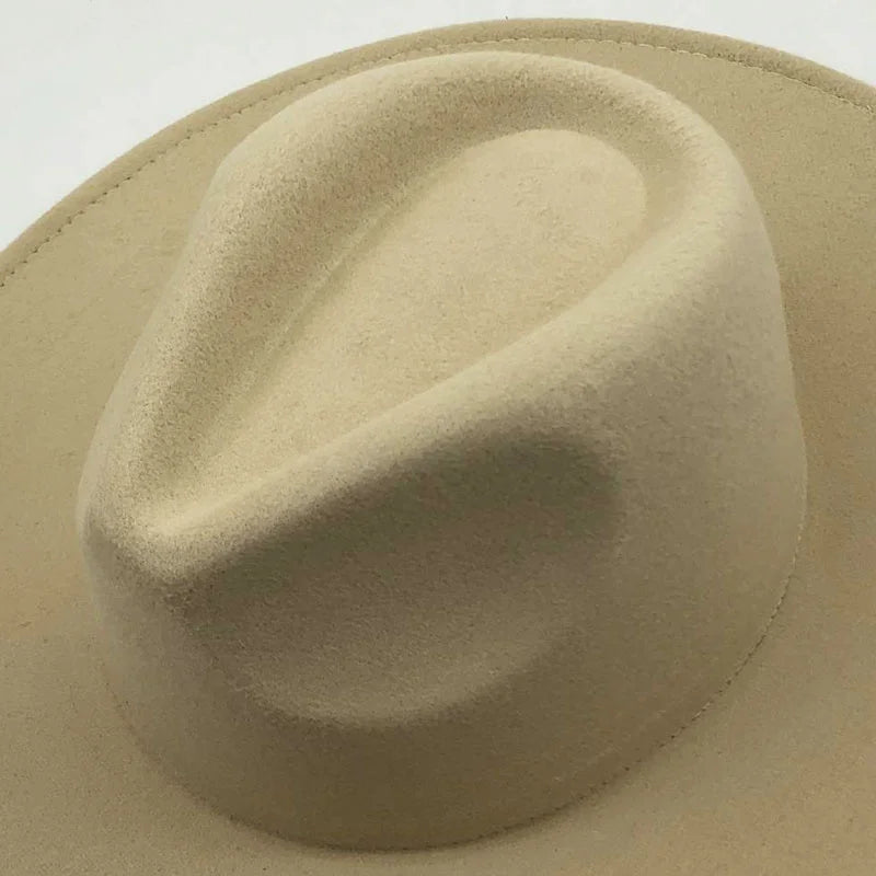 New British Style winter wool solid Classic fedoras cap