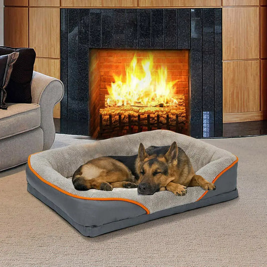 Heavy Duty Large Orthopedic Pet Bed - TotalWellnessMarketplace