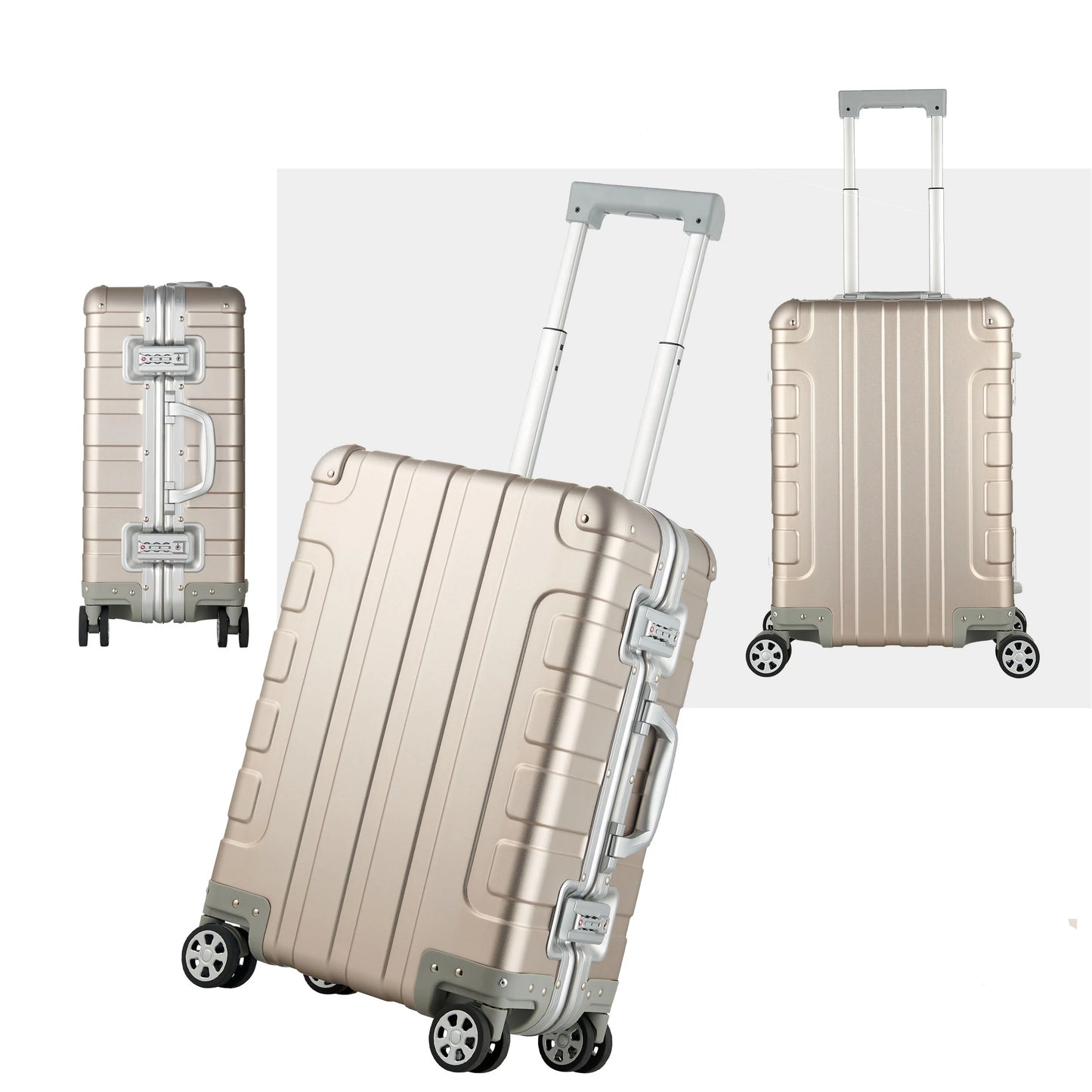 Aluminum  alloy luggage - TotalWellnessMarketplace