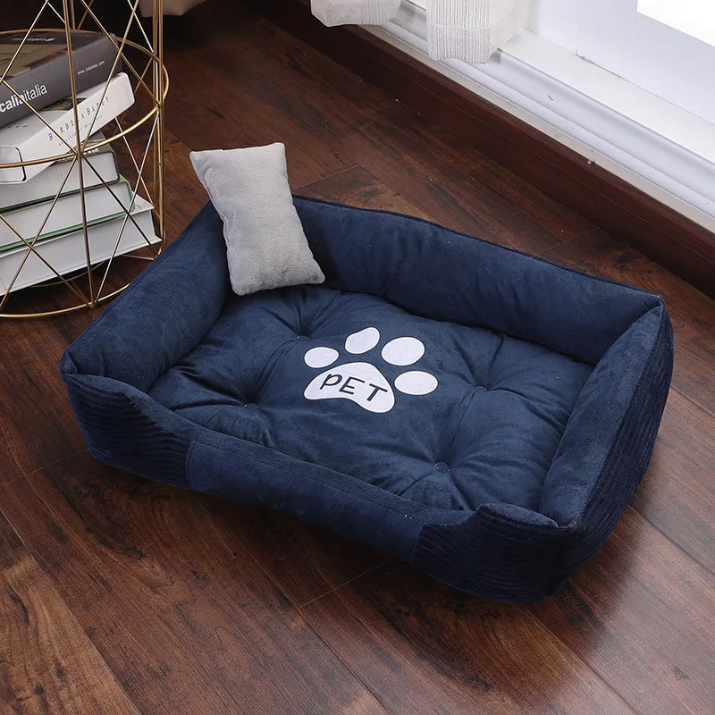 Warm Bone Pet Dogs Bed Washable House Cat Puppy Cotton