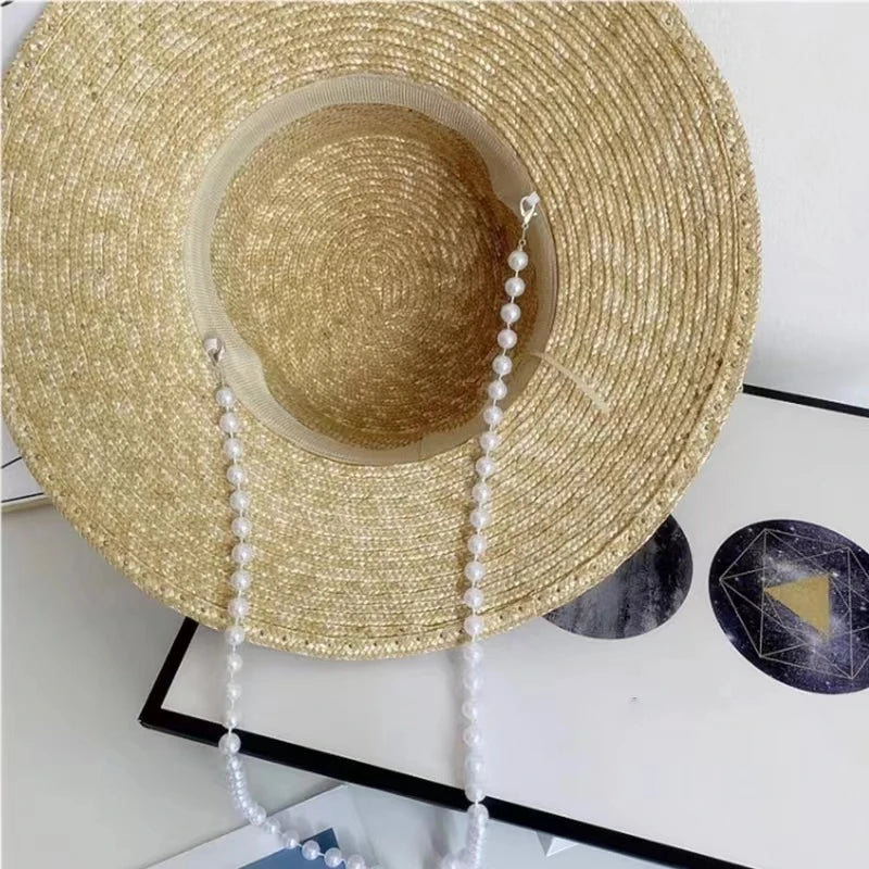 Wheat Straw Sun Hat For Women