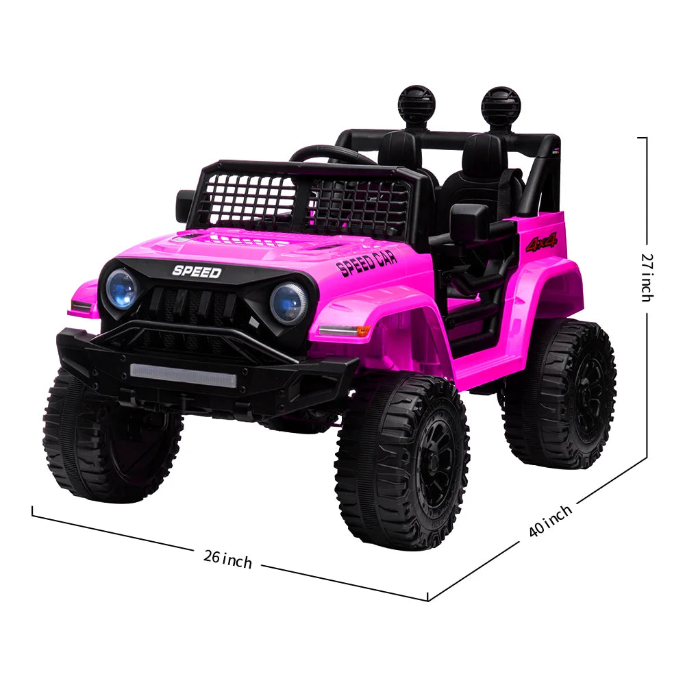 12V Battery Powered Ride On Car Kids Electric Car Truck Car 3 Speed