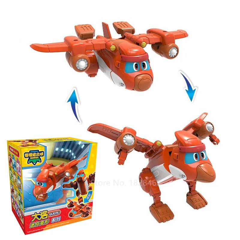 Newest Min Gogo Dino ABS Deformation Car/Airplane Action Figures