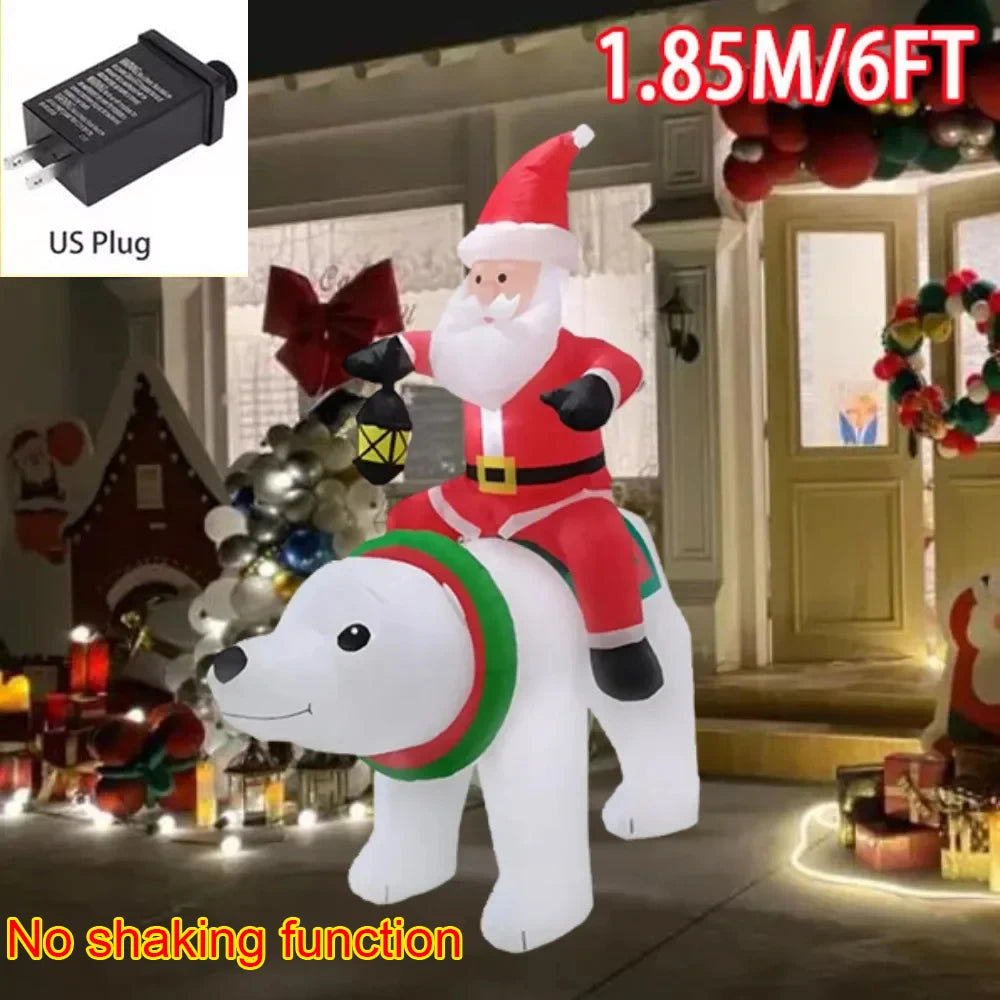 Christmas Inflatable Decoration Toy Built-in LED Lights