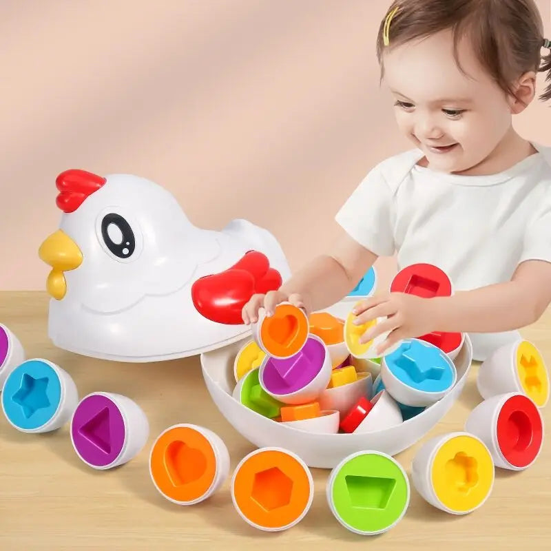 Baby Learning Educational Toy Smart Egg Shape Matching Sorters