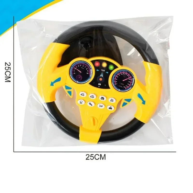 Infant Shining Simulation Steering Wheel Toys Children's Toy