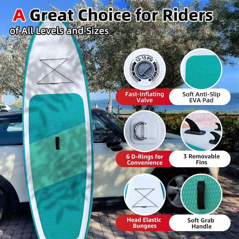 Inflatable SUP,Blue Standup Paddleboard