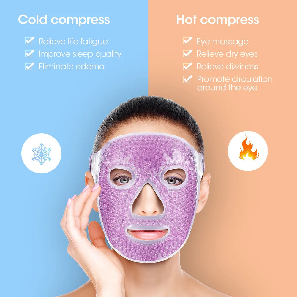 Cold Gel Face Mask Beauty Ice Compress A - TotalWellnessMarketplace