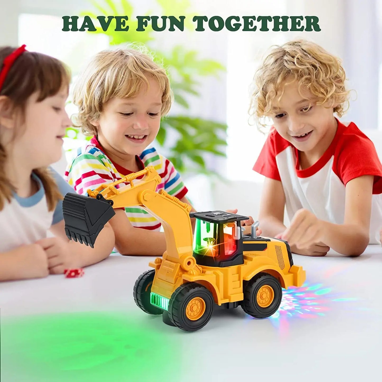 Excavator Truck Kids Toys: Construction 2+ Toddler Toys Digger Truck