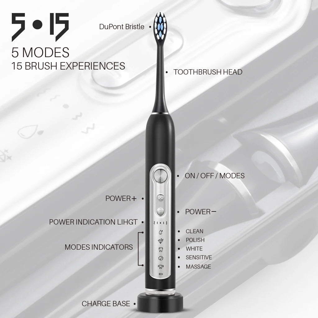 Super Sonic Electric Toothbrushes for Adults Kid