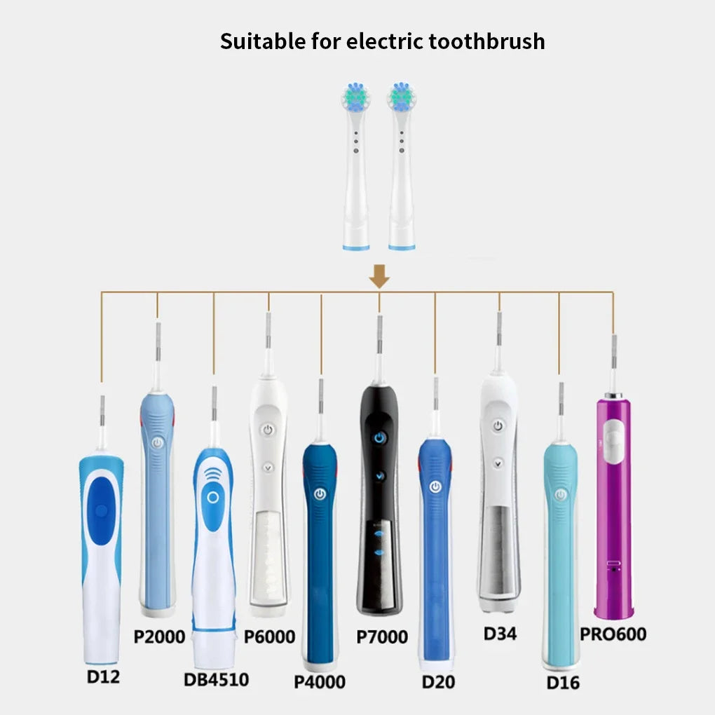 Brush Heads Refill For Oral-b Electric  Toothbrush  Braun Nozzles D12 Cross