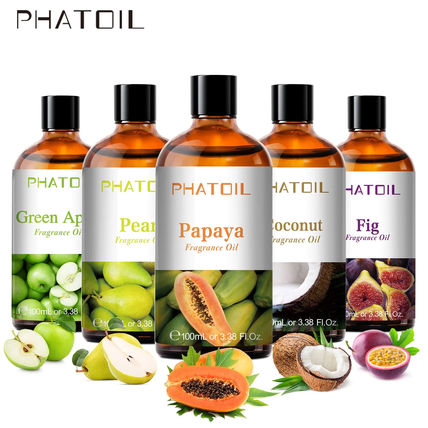 Phatoil 100ml Blueberry Fragrance Oils Coconut Vanilla Green Apple