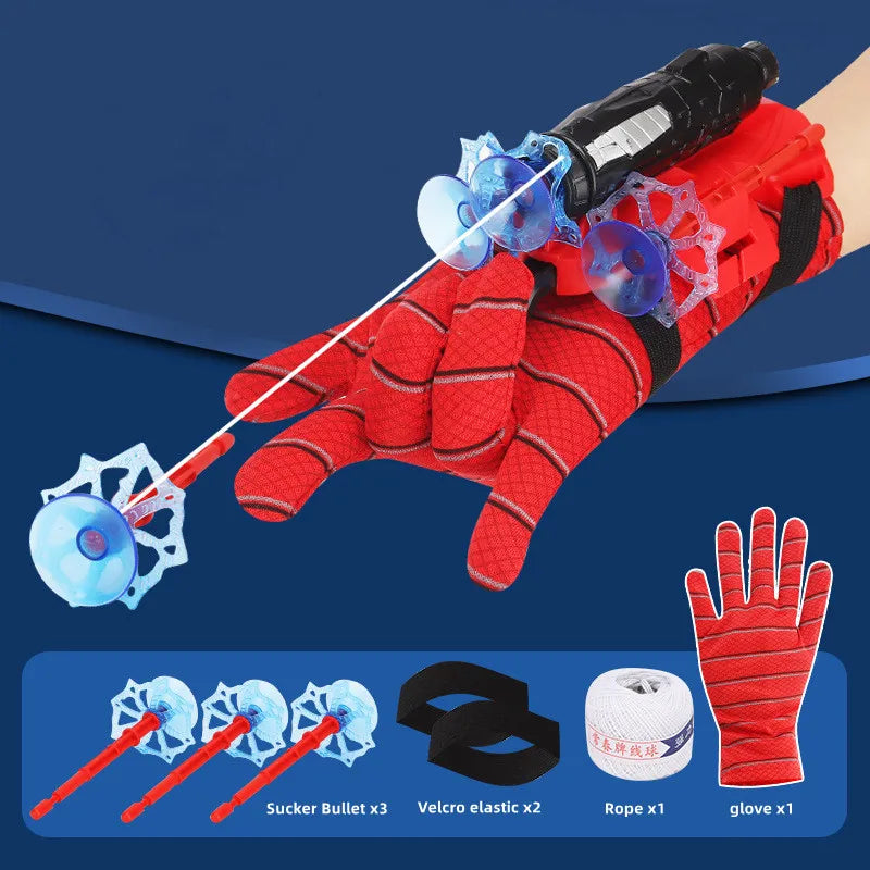 New Year Gift Movie Cosplay Launcher Spider Silk Glove Web Shooters