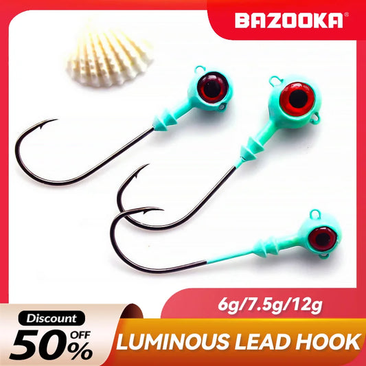 New Fishing Hooks With 3D Eyes 6g 7.5g 12g