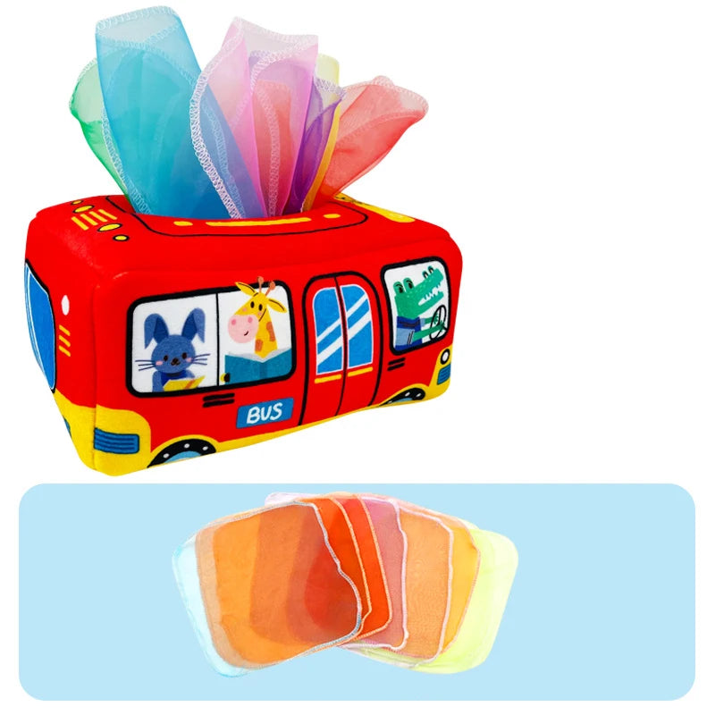 Montessori Toys Magic Tissue Box Baby Educational Learning Activity Sensory Toy