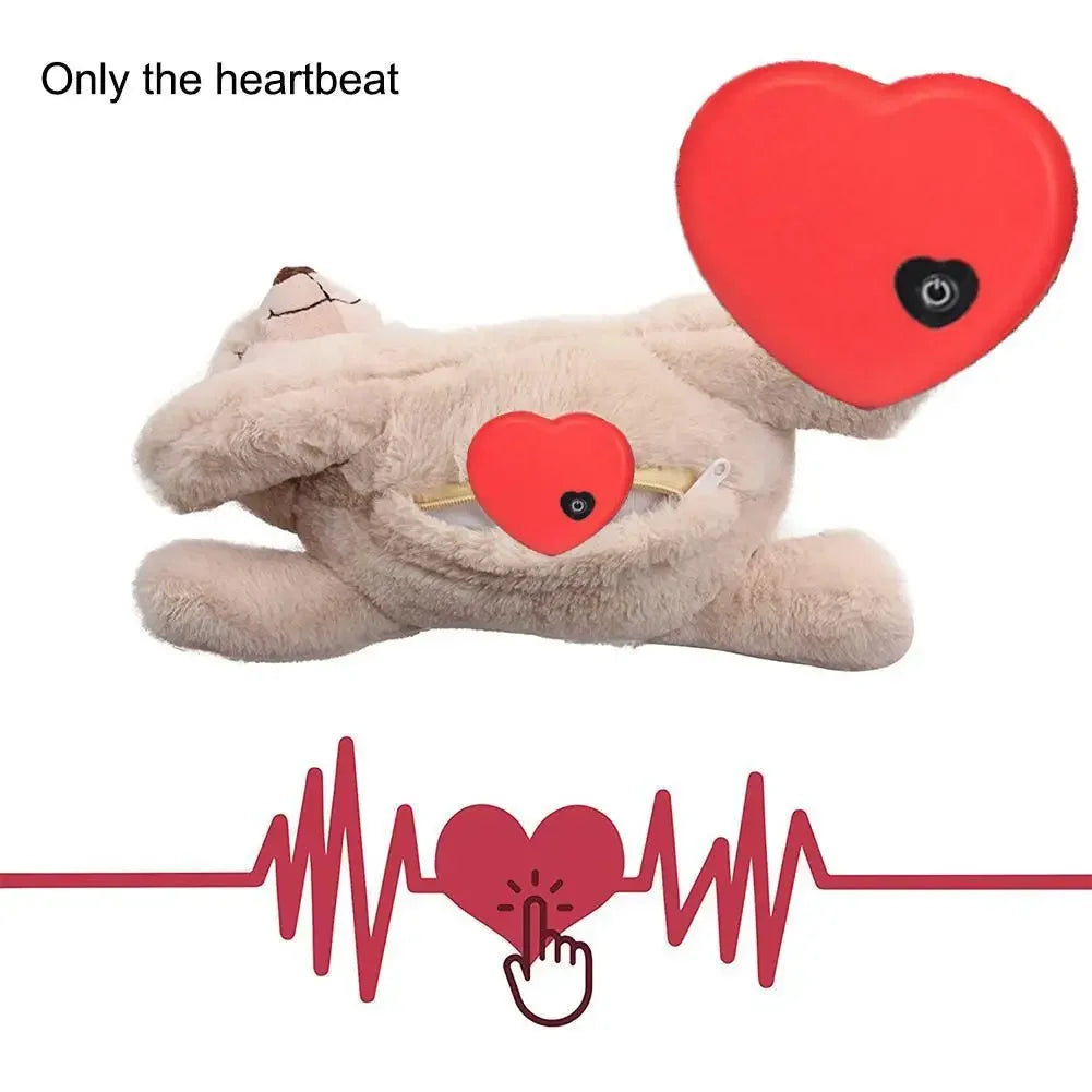 Heartbeat Plush Puppy Toy Behavioral Training And Anxiety Relief