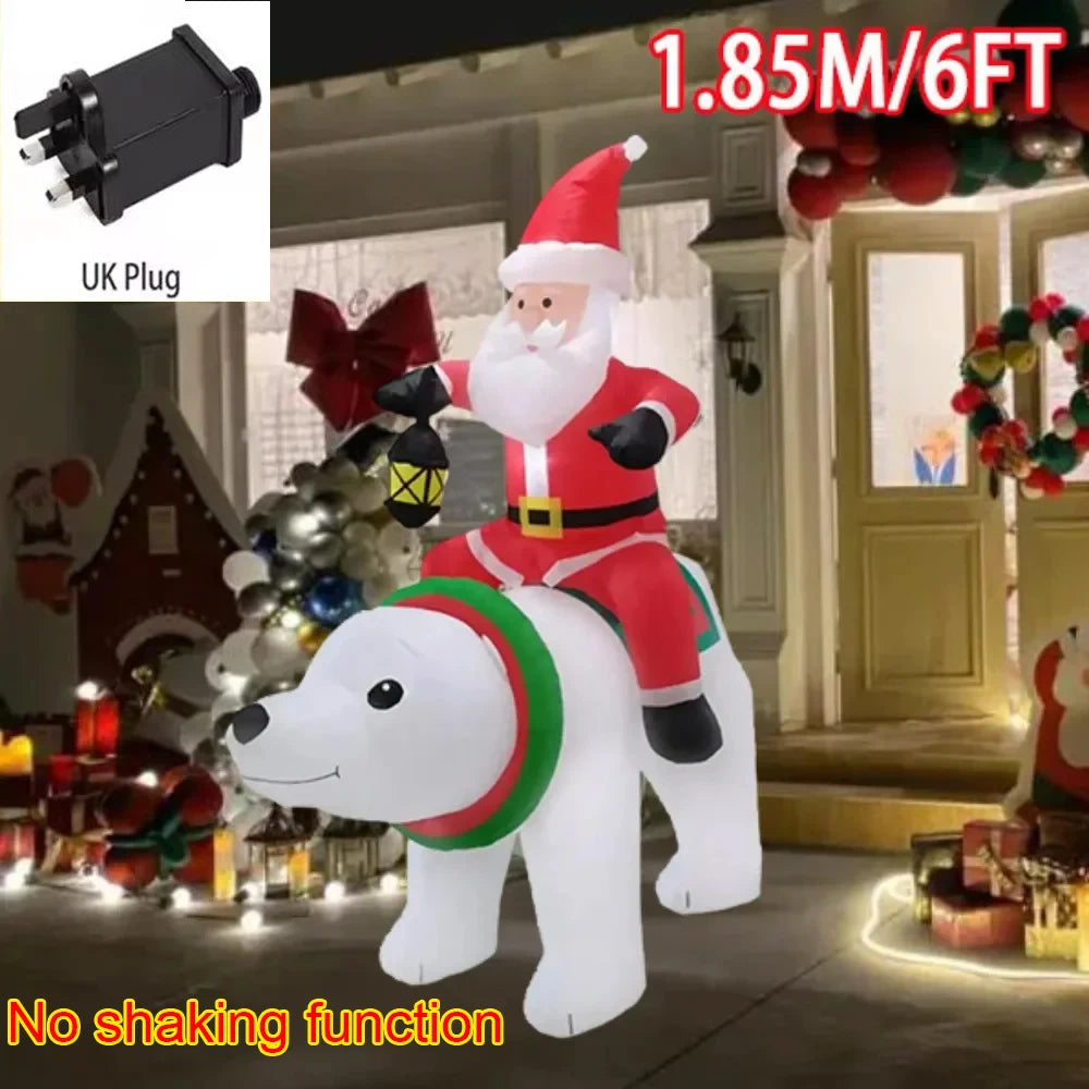 Christmas Inflatable Decoration Toy Built-in LED Lights