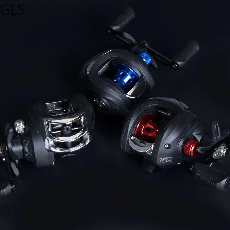 2024 GLS Metal Baitcasting Fishing Reel Left/Right Hand Fishing Coil