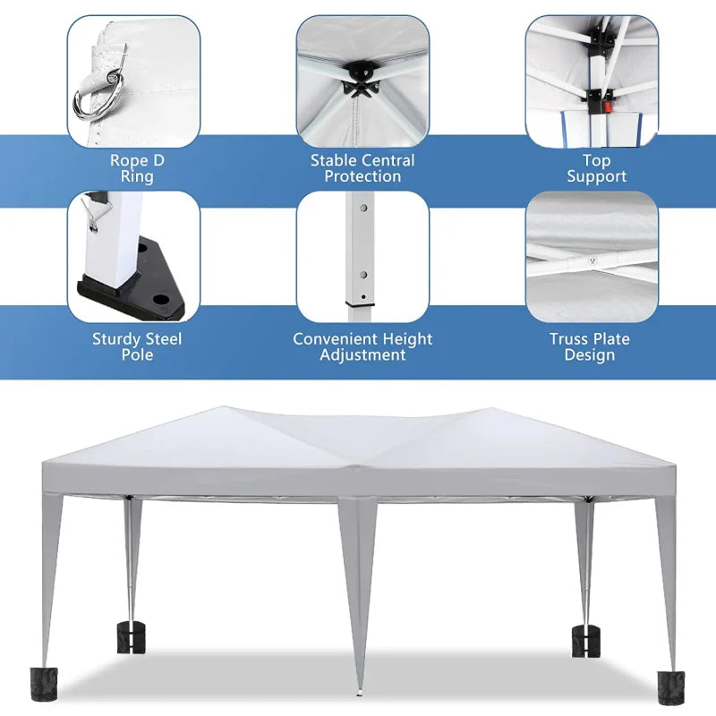 10x20 EZ Pop Up Canopy - TotalWellnessMarketplace