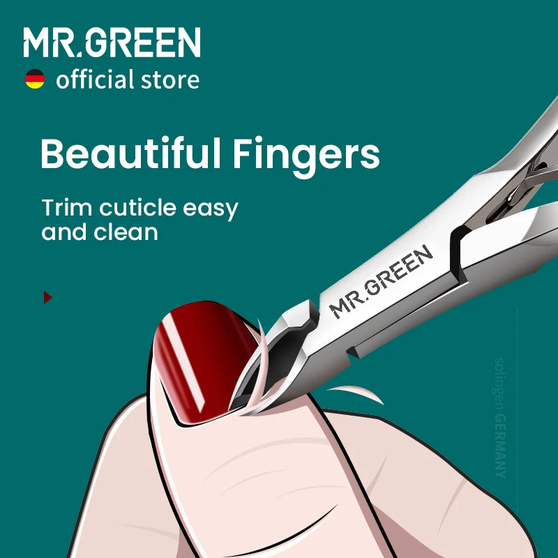 MR.GREEN Cuticle Nippers Nail Manicure Cuticle