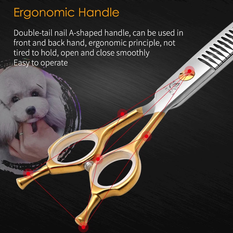 High Quality 7.0/7.5 inch Professional Dog Grooming Scissors