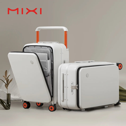 2023 New Design Wide Handle Suitcase Men Carry-On Luggage Women Travel