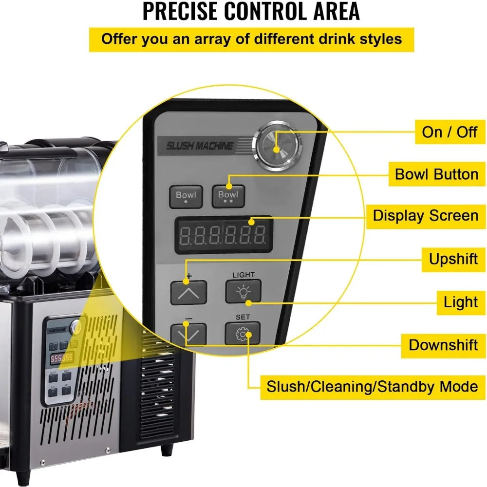 Slushy Machine,Slushie Machine for Home Frozen Drinks