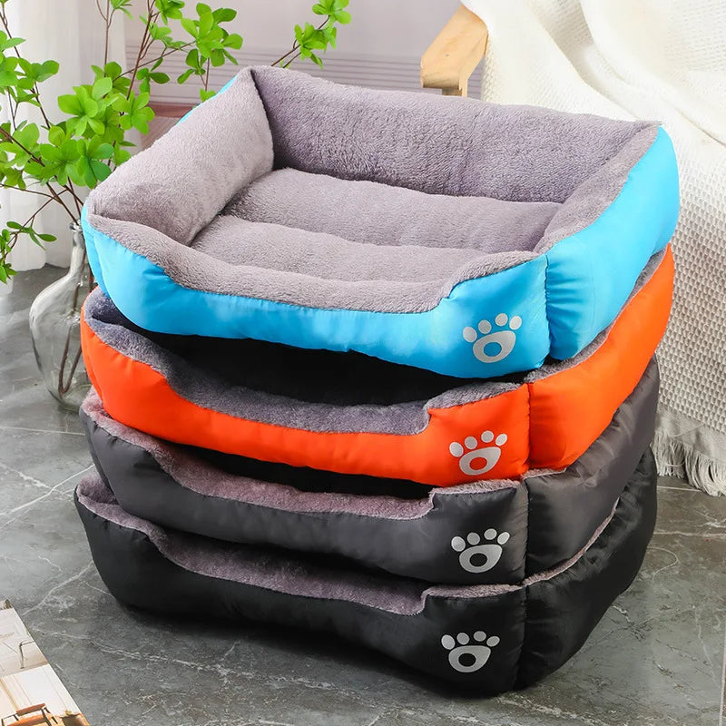 Color Square Winter Soft Warm bed