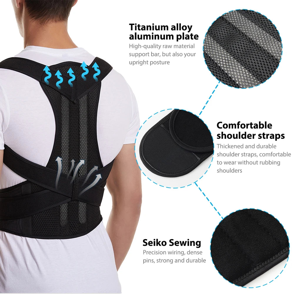 Back Brace Posture Corrector for Women & Men