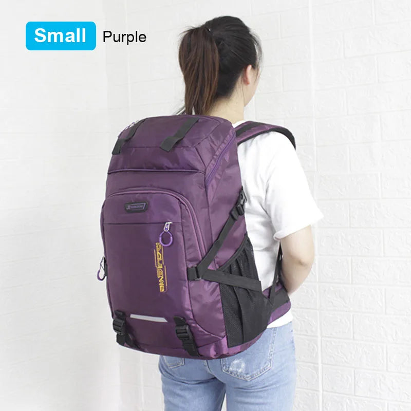 80L 50L Outdoor Backpack Men's Women's Travel Luggage Rucksack Sports Climbing Camping Hiking