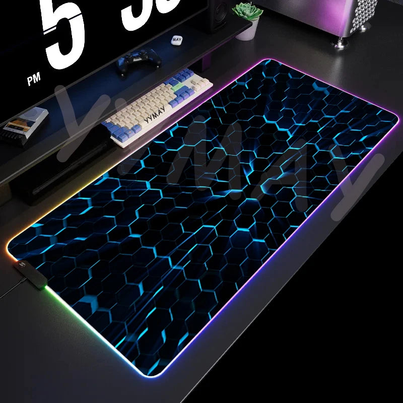 Large RGB Mouse Pad Geometric