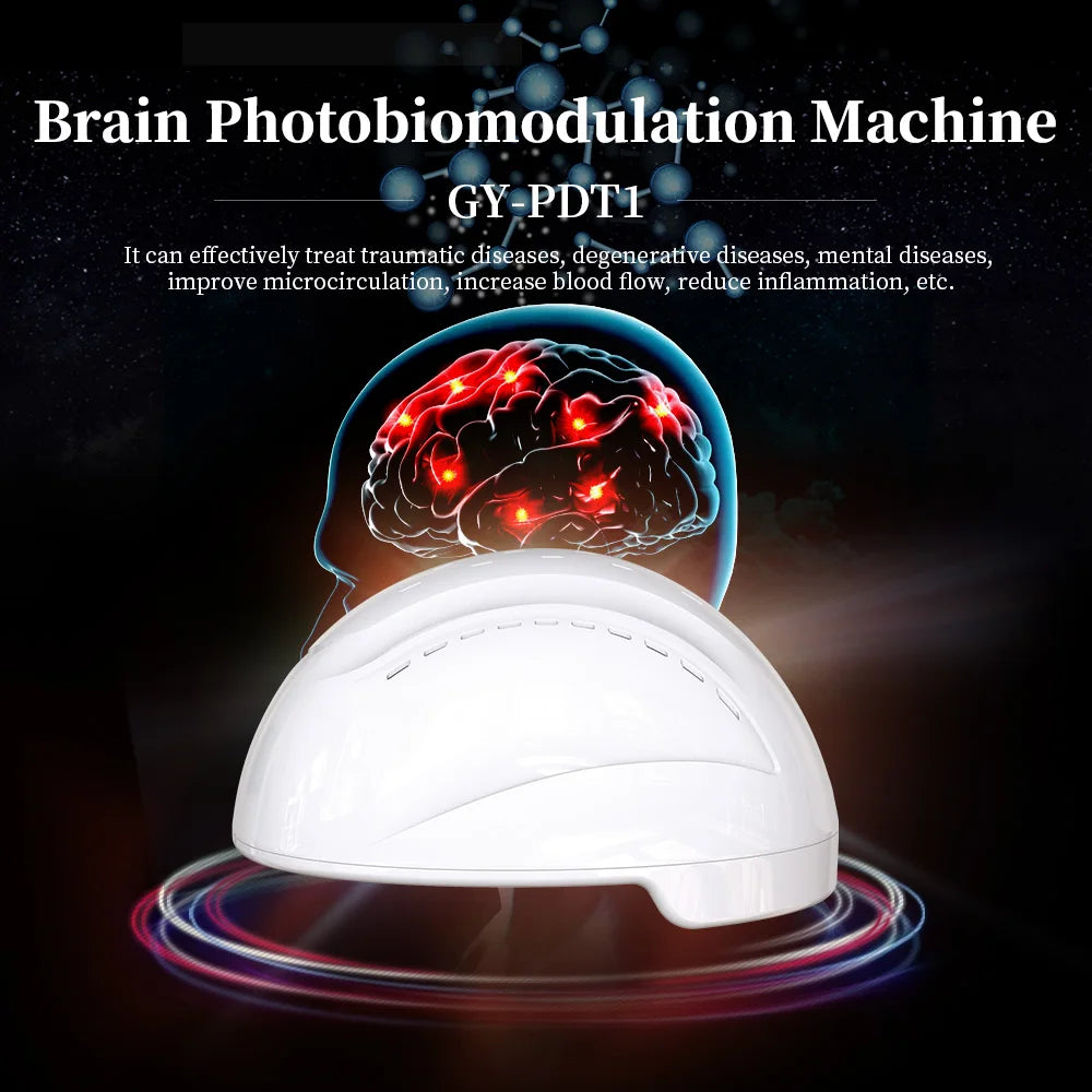 810NM Infrared Photobiomodulation Brain Helmet