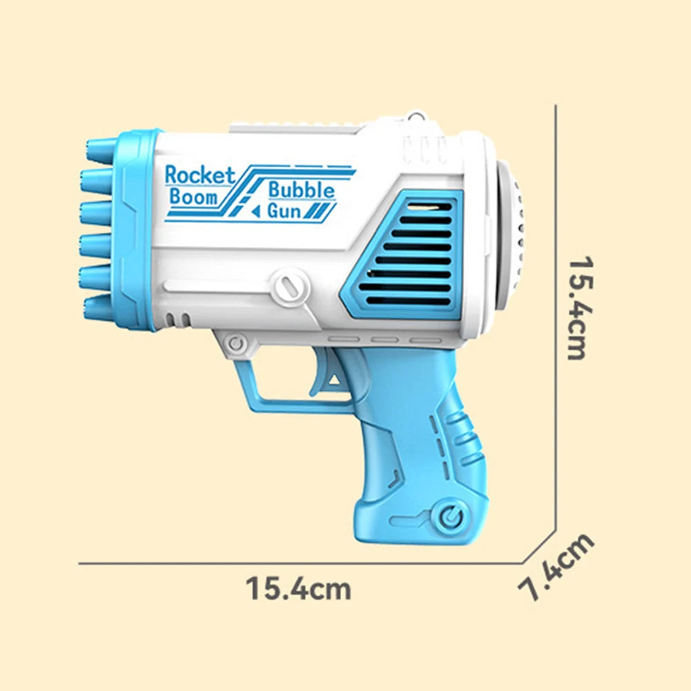 Atomatic Children's Bubble Machine Bazooka Bubble Making Toy 32 Holes Electric