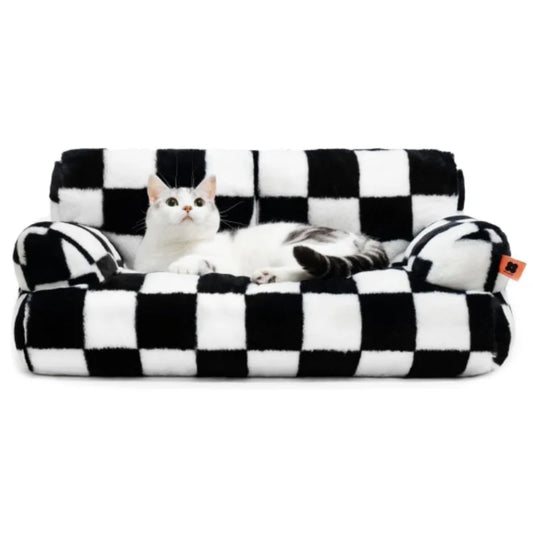 Mewoofun Pet Couch Bed 26×19×13 Inch Washable