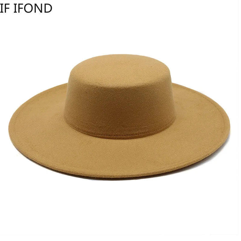 French Women's Hat Big Wide Brim