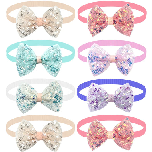 50/100pcs Pet Dog Cat Bow Ties