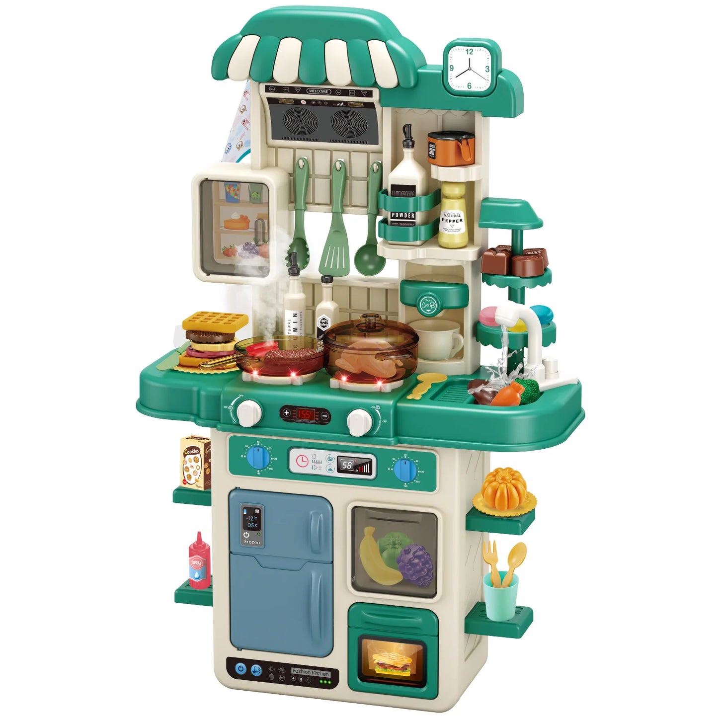 Children play every kitchen toy set baby simulation kitchenware