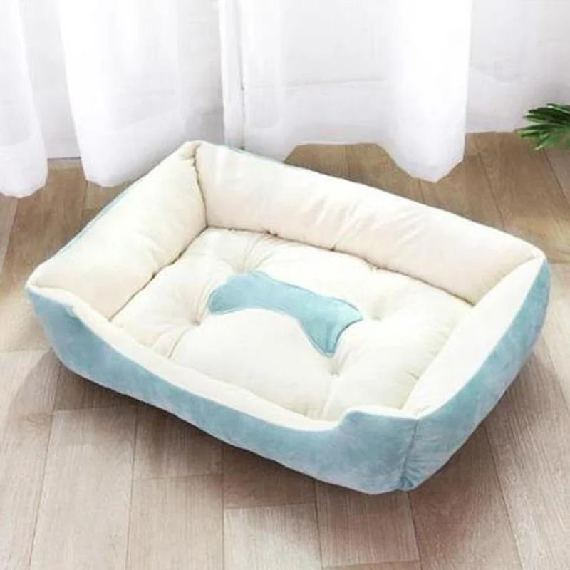 Warm Bone Pet Dogs Bed Washable House Cat Puppy Cotton