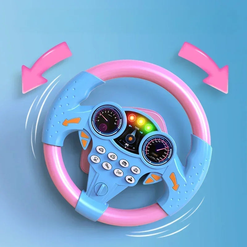 Infant Shining Simulation Steering Wheel Toys Children's Toy