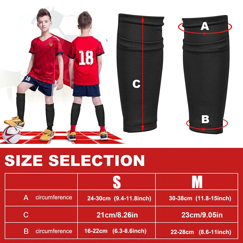 Soccer Shin Guards for Kids Youth Shin Guard Sleeves