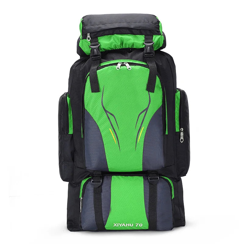 70L High Capacity Hiking Backpack Women Outdoor Travel Camping Backpack Men Waterproof Bag