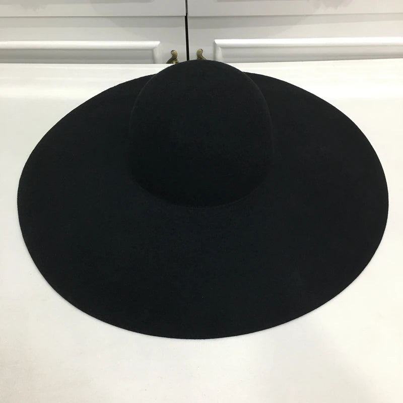 New Retro Style Warm Wide Brim Wool Fedora