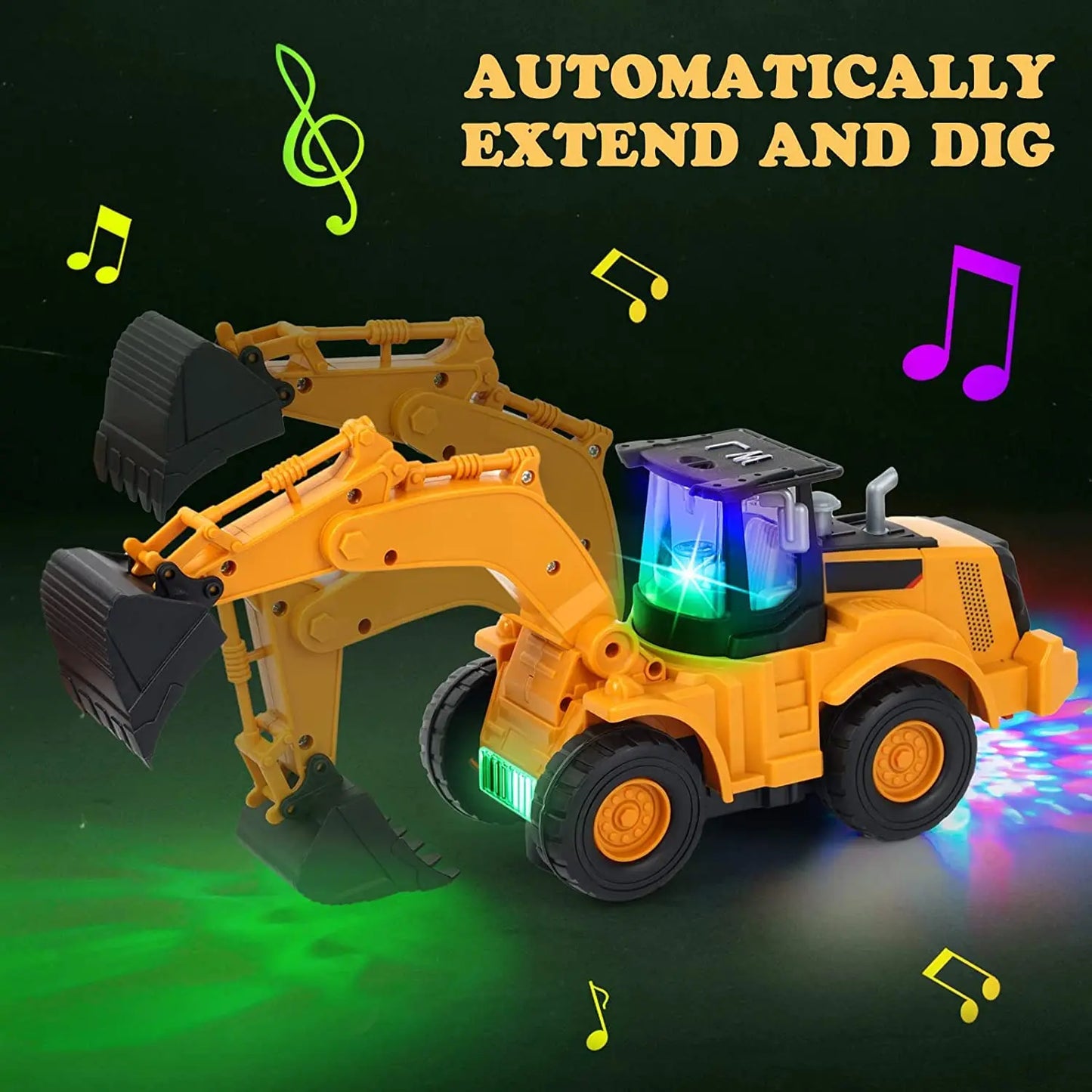 Excavator Truck Kids Toys: Construction 2+ Toddler Toys Digger Truck