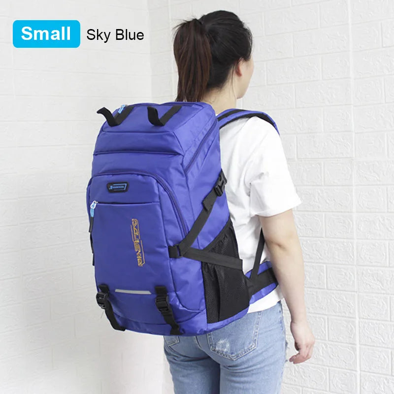 80L 50L Outdoor Backpack Men's Women's Travel Luggage Rucksack Sports Climbing Camping Hiking